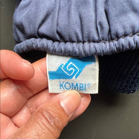 KOMBI | Vintage Womens Navy Quilted Ski Snowmobile Gore-Tex Mittens Medium - Picture 2 of 11